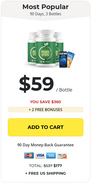 Buy RegenVive 3 Bottle